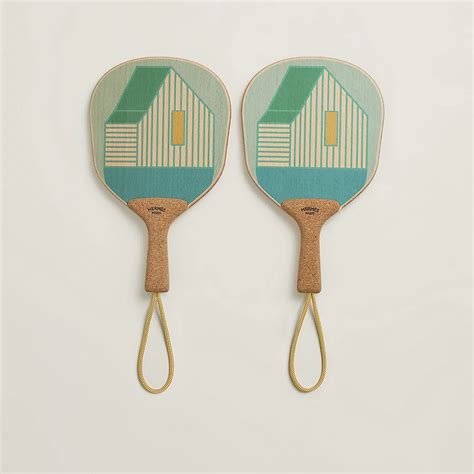 Les Cabanes set of 2 beach rackets 